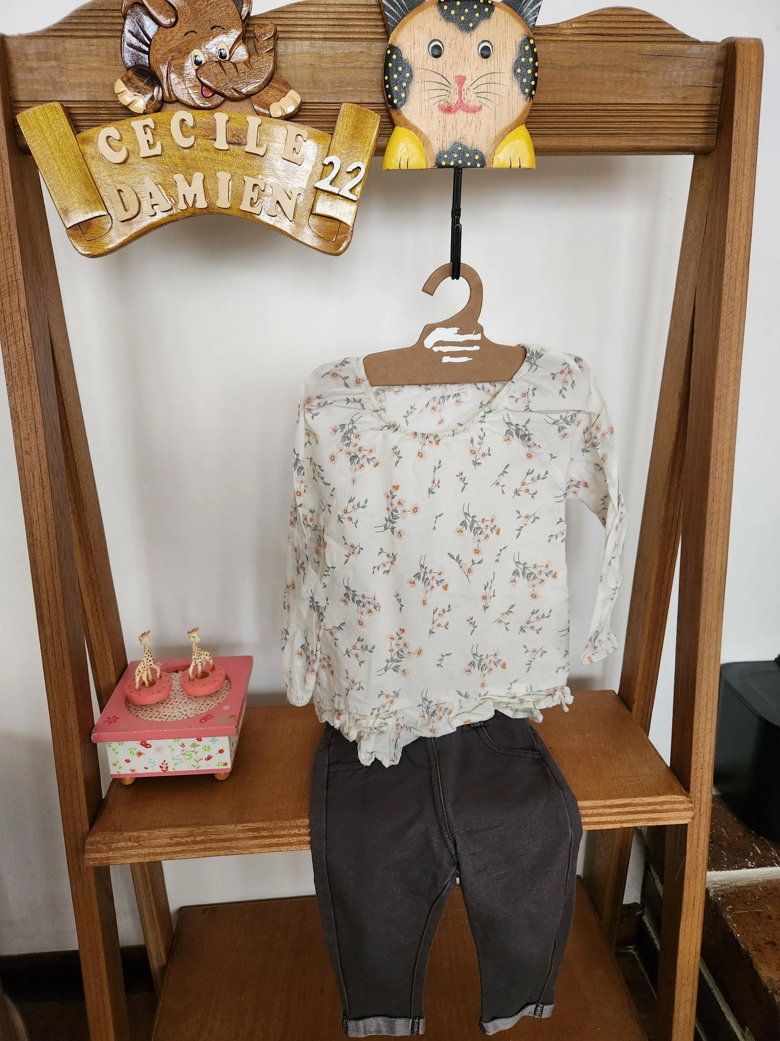 🐻 ensemble blouse plus pantalon 